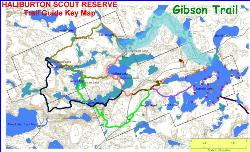 Key Map - Gibson Trail